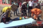 ARIQUEMES: Carro atinge motociclista em cruzamento no Setor 03