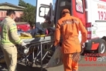 ARIQUEMES: Idoso sofre fraturas nas pernas após ser atropelado por moto na Av. Vimberê
