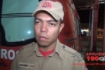 ARIQUEMES: Bombeiros socorrem motociclista que fraturou a perna em acidente no Jorge Teixeira