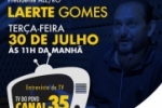 Ariquemes: Laerte Gomes será entrevistado no Canal 35.1