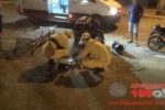 ARIQUEMES: Mulher sofre fratura em acidente envolvendo motos no Setor 02