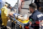 ARIQUEMES: Motociclista fica ferido ao colidir com carro na Av. Tancredo Neves
