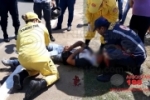 ARIQUEMES: Motociclista fica ferido ao atingir traseira de carro na Av. Tancredo Neves