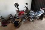 Rastreador de moto roubada leva polícia até desmanche de veículos em Porto Velho
