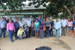 Adelino Follador cumpre agenda com Senador Marcos Rogério e faz entrega de barracas a feirantes