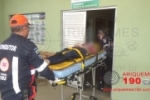 ARIQUEMES: Colisão de moto e bicicleta deixa dois feridos na Av. Capitão Silvio