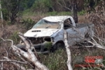 ARIQUEMES: URGENTE – Capotamento de caminhonete na BR–364 deixa condutor ferido