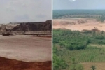 Barragem de rejeito de lavra de ouro se rompe em MT