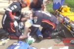 ARIQUEMES: Mulher sofre fratura após acidente em cruzamento no Setor 05