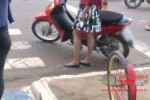 ARIQUEMES: Motociclista sofre escoriações após colisão com ciclista na Av. JK