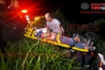 ARIQUEMES: Caminhonete e motociclista caem ribanceira abaixo na BR–364 – Cadeirante estava em veículo