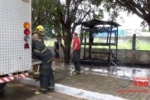 ARIQUEMES: Banca de madeira &eacute; incendiada no centro da cidade