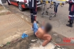 ARIQUEMES: Motociclista fica ferido ap&oacute;s queda no Setor 05