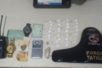 Força Tática apreende cocaína e oxi em residência na Zona Leste