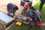 ARIQUEMES: Moto colide com ca&ccedil;amba na Avenida JK