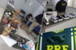 Na noite de sexta,  PRF apreende anabolizantes, arma de fogo e prende foragido