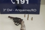 PRF prende homem com problemas psiqui&aacute;tricos portando arma de fogo