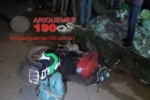 ARIQUEMES: Motociclista sofre queda no Setor 10 e tem ferimento em mand&iacute;bula
