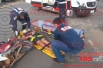 ARIQUEMES: Acidente entre motocicletas deixa mulher ferida no Setor 05