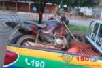 ARIQUEMES: Condutor em moto sem placa e sem capacete tem ve&iacute;culo apreendido pela Guarda Municipal