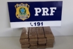 PRF de VILHENA &ndash; RO prende passadeira com quase 20 Kg de drogas