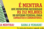 NOTA DA AROM SOBRE AUX&Iacute;LIO DE R$ 252 MILH&Otilde;ES AOS MUNIC&Iacute;PIOS &ndash; O POVO N&Atilde;O GOSTA DE MENTIRAS