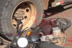 ARIQUEMES: Motociclista escapa da morte ap&oacute;s sofrer acidente com caminh&atilde;o no Setor 10