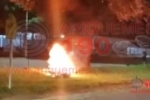 ARIQUEMES: Moto com 3 dias de uso pega fogo ao rampar faixa elevada na JK