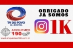 INSTAGRAM: OBRIGADO, J&Aacute; SOMOS 1K