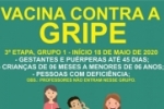 SEMSAU de Ariquemes inicia agendamentos para a 3&ordf; fase de vacina&ccedil;&atilde;o contra a gripe nesta segunda, 18