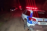 Bandidos tentam roubar sitiante, na fuga quase atropela policial, mas acabam preso em Rolim de Moura