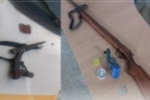 Pol&iacute;cia Militar apreende armas de fogo na regi&atilde;o Vale do Jamari