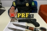 S&aacute;bado agitado: Em Rond&ocirc;nia, PRF flagra viol&ecirc;ncia dom&eacute;stica, socorre suicida, recupera motocicleta, prende motorista embriagado e registra crime ambiental