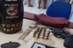 Quadrilha &eacute; presa com arma planejando matar rivais