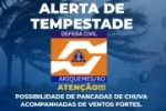 URGENTE: Defesa Civil alerta para chegada de nova tempestade em Ariquemes