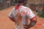 ARIQUEMES: Patamo evita trag&eacute;dia e interv&eacute;m em briga de pai e filho armados com pau e enxada