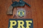 Em Ji&ndash;Paran&aacute;/RO, PRF apreende arma de fogo ap&oacute;s motorista empreender fuga