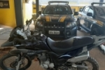 Em Ji&ndash;Paran&aacute;/RO, PRF recupera motocicleta com restri&ccedil;&atilde;o de roubo/furto