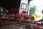 ARIQUEMES: Motociclista colide em porta aberta de ve&iacute;culo na Av. Guapor&eacute; e  fica ferido