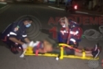 ARIQUEMES: Ap&oacute;s rampar faixa elevada condutor fica ferido na Av. Jamari