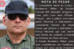 NOTA DE PESAR &ndash; COMANDANTE RENATO DE OLIVEIRA SOUZA