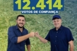 Agrade&ccedil;o os 12.414 votos confiados &ndash; Lucas Follador