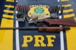 Em Vilhena/RO PRF apreende uma espingarda