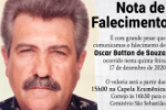 Nota de pesar pelo falecimento de Oscar Botton de Souza