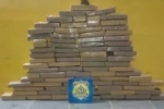 PRF apreende aproximadamente 64 Kg de maconha 