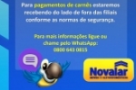 Novalar informa seus canais de atendimento