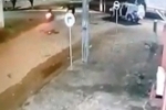 ARIQUEMES: Imagens de seguran&ccedil;a flagra momento em que o Policial &eacute; atropelado por infrator durante fuga na Av. Cana&atilde; &ndash; V&iacute;deo