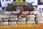 URGENTE &ndash; ARIQUEMES: PRF apreende cerca de 21 Kg de drogas na BR&ndash;421
