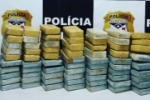 PCRO apreende 70 quilos de coca&iacute;na em Guajar&aacute;&ndash;Mirim/RO