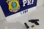 Em Vilhena/RO PRF det&eacute;m uma pessoa por porte ilegal de arma de fogo